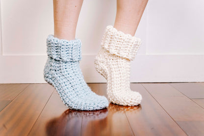 CROCHET PATTERN + VIDEO How To Crochet Bulky Socks. Quick & Easy Crochet Pattern, Instant Pdf Download. Easy Crochet Slipper Socks.