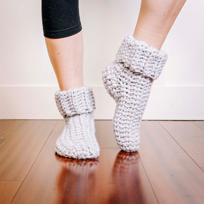 CROCHET PATTERN + VIDEO How To Crochet Bulky Socks. Quick & Easy Crochet Pattern, Instant Pdf Download. Easy Crochet Slipper Socks.
