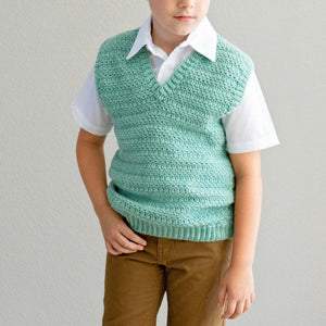 CROCHET PATTERN + VIDEO Heatherly Crochet Vest Instant Download Pdf Pattern, Child- Adult sizes, Crochet Pattern
