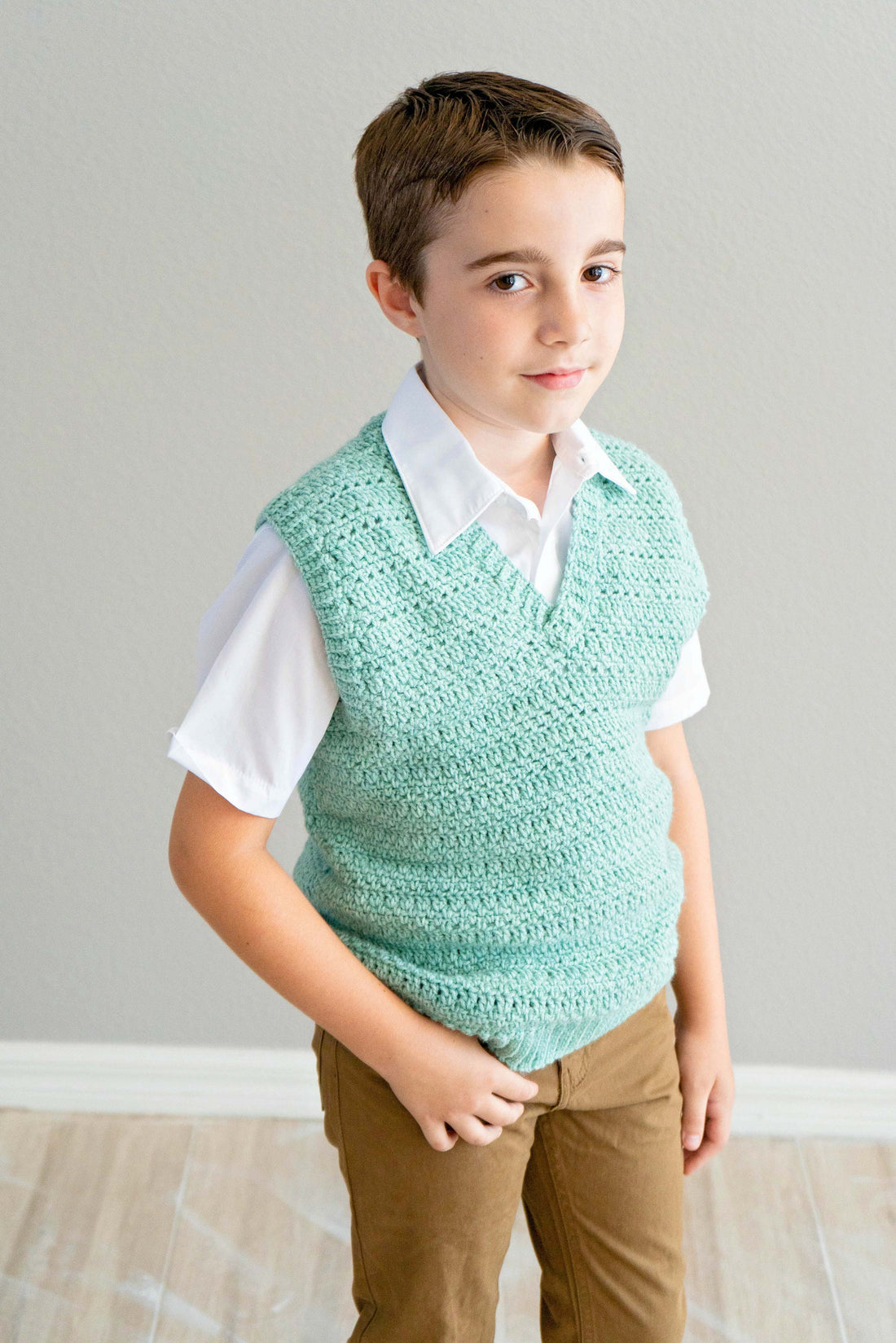 CROCHET PATTERN + VIDEO Heatherly Crochet Vest Instant Download Pdf Pattern, Child- Adult sizes, Crochet Pattern