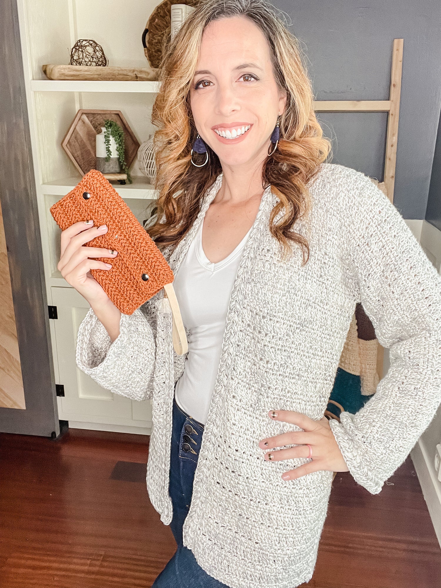 CROCHET PATTERN + VIDEO Get Comfy Cardigan Crochet Pattern, xs-5x sizes, Cardigan Crochet Pattern, Video Tutorial Incl. Crop or Long Cardi.