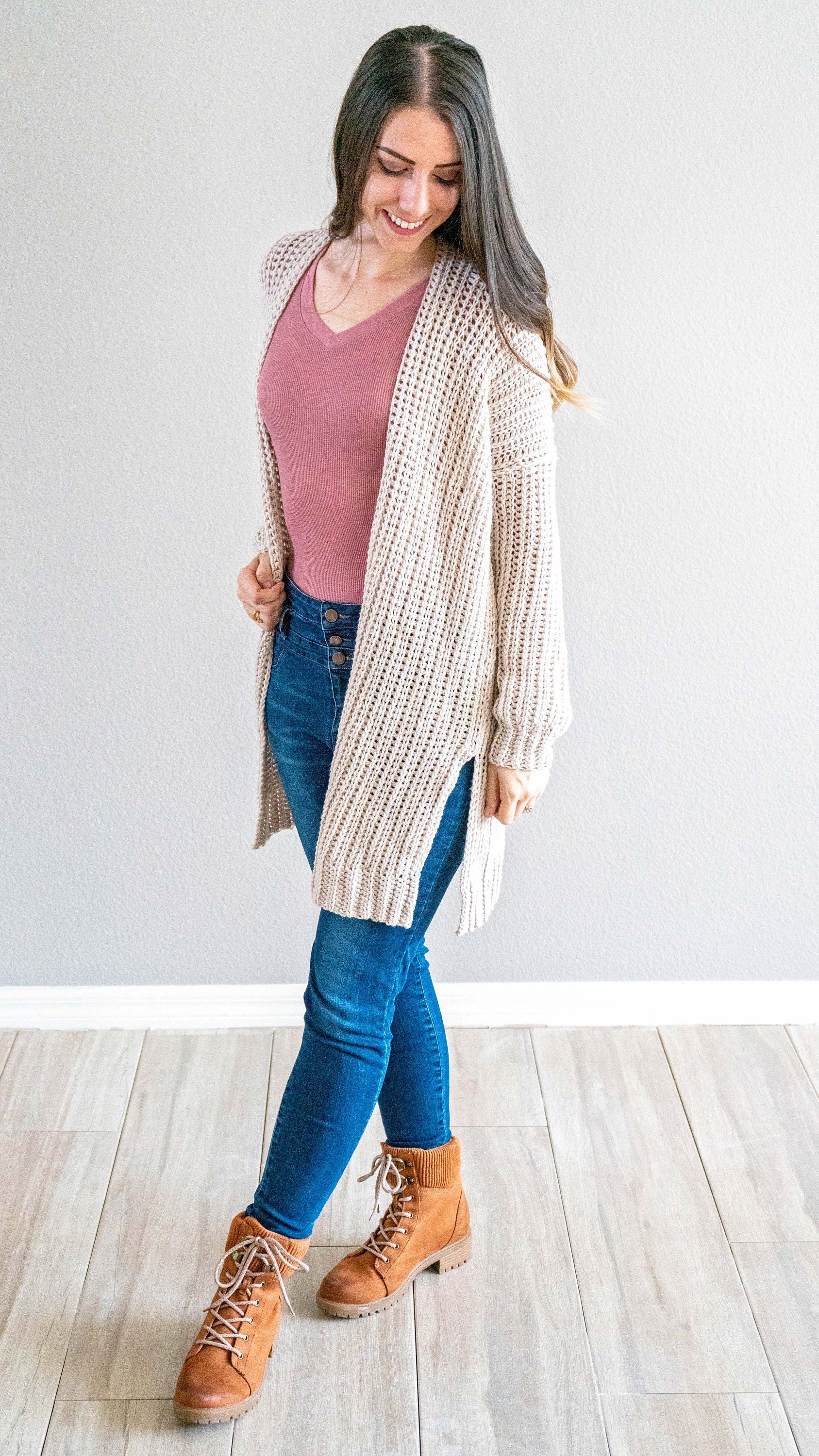 CROCHET PATTERN + VIDEO Campside Crochet Cardigan Instant Download Pdf Pattern, Size Inclusive Crochet Pattern, Fall & Winter Wear Fashion