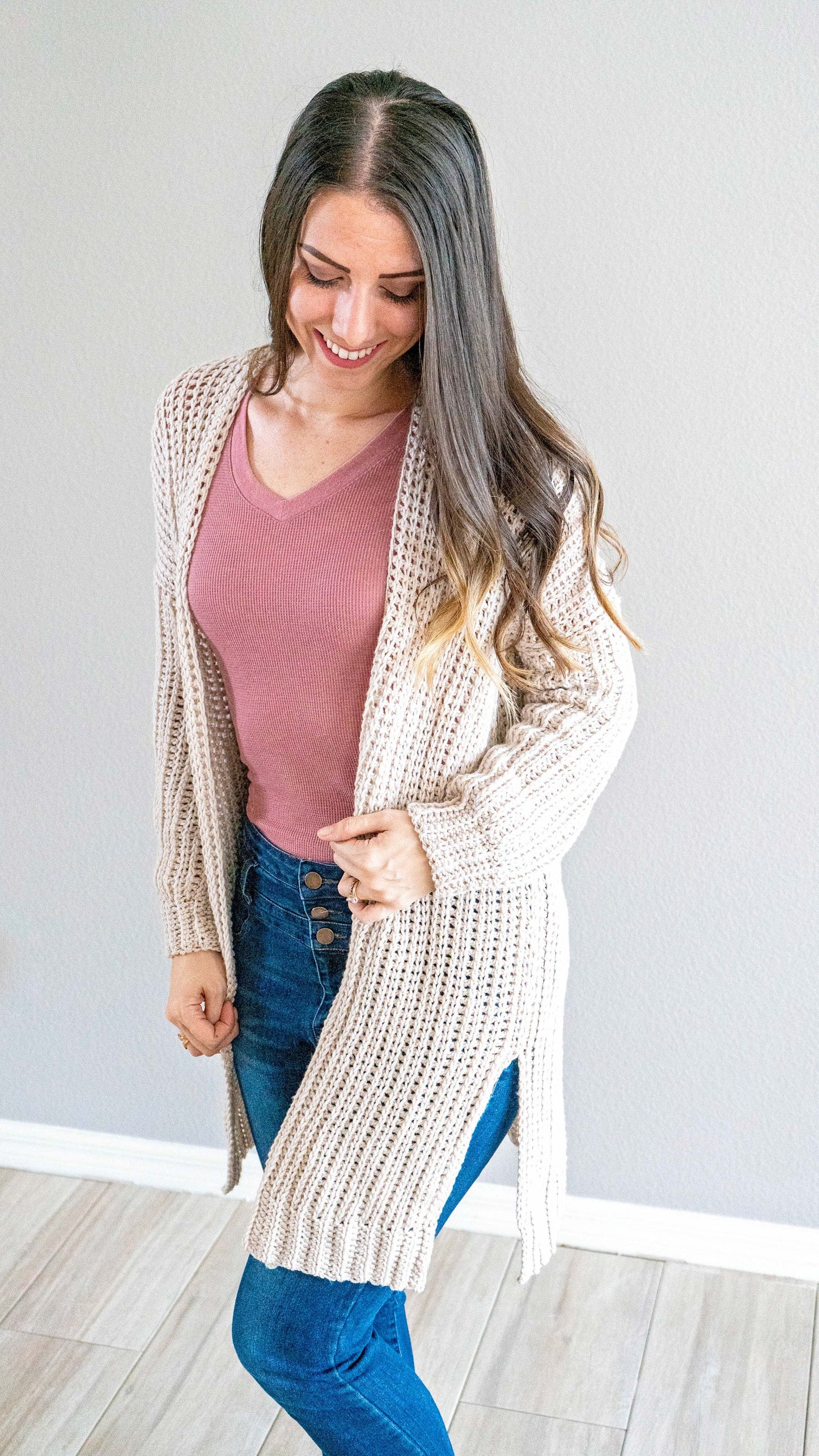 CROCHET PATTERN + VIDEO Campside Crochet Cardigan Instant Download Pdf Pattern, Size Inclusive Crochet Pattern, Fall & Winter Wear Fashion