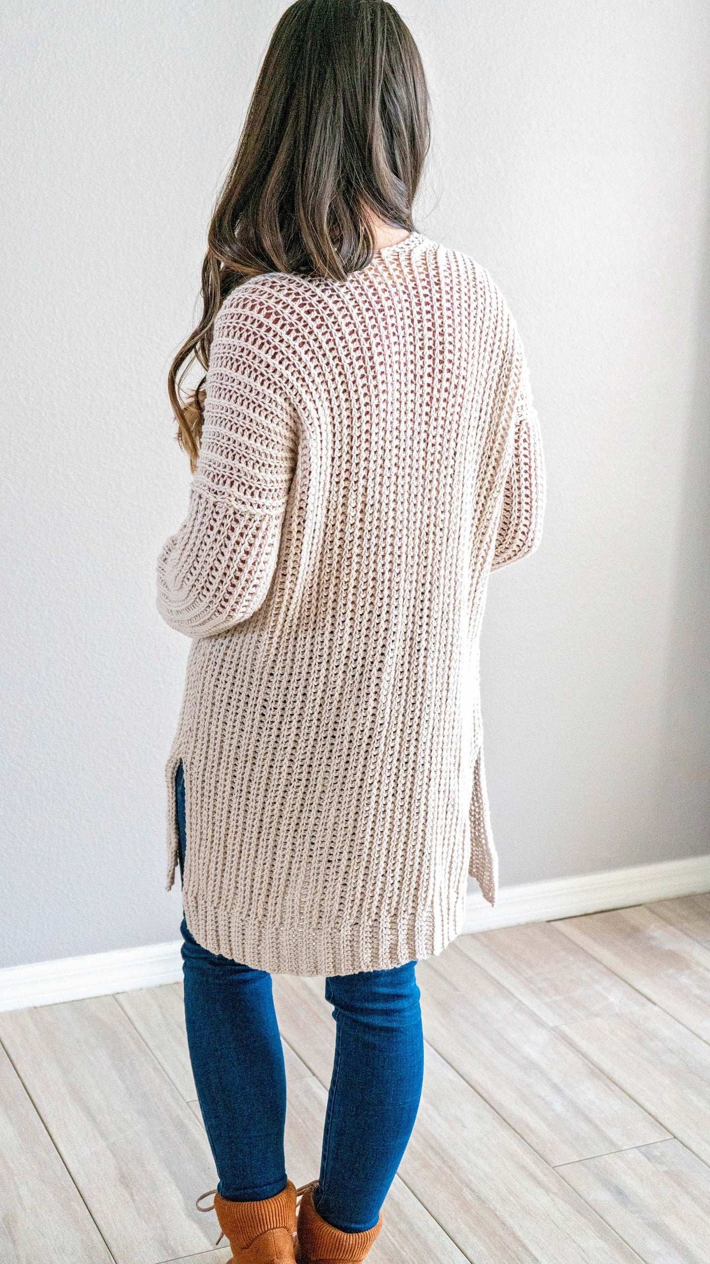 CROCHET PATTERN + VIDEO Campside Crochet Cardigan Instant Download Pdf Pattern, Size Inclusive Crochet Pattern, Fall & Winter Wear Fashion