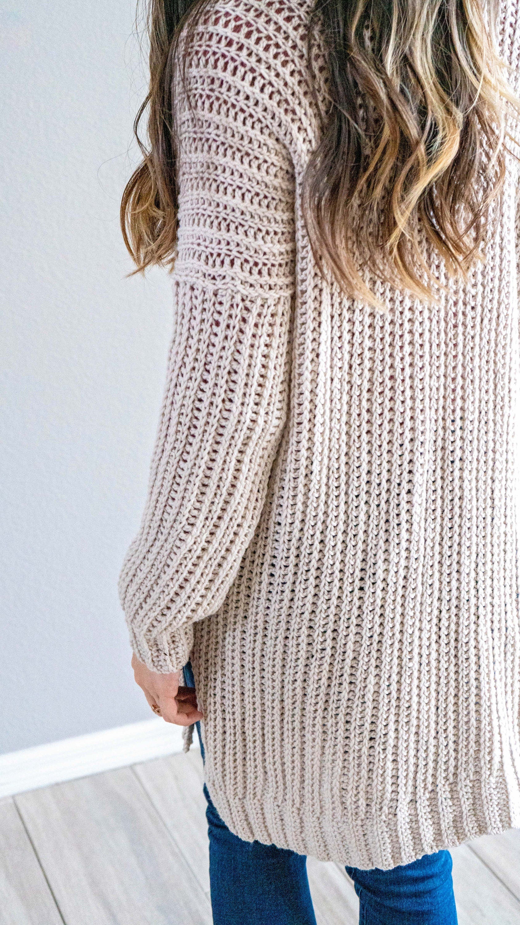 CROCHET PATTERN + VIDEO Campside Crochet Cardigan Instant Download Pdf Pattern, Size Inclusive Crochet Pattern, Fall & Winter Wear Fashion