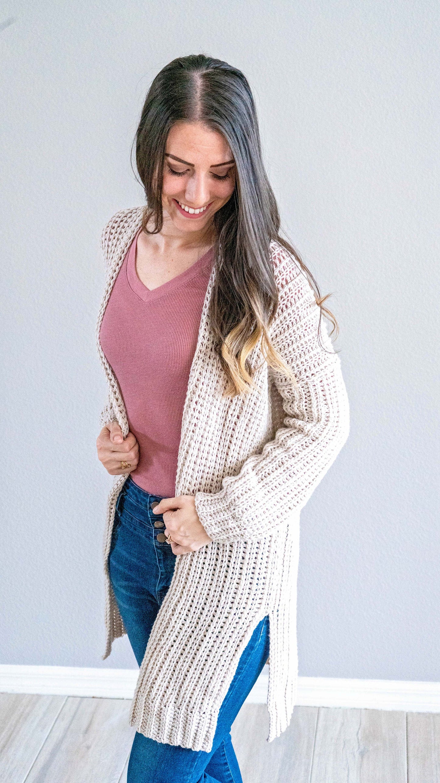 CROCHET PATTERN + VIDEO Campside Crochet Cardigan Instant Download Pdf Pattern, Size Inclusive Crochet Pattern, Fall & Winter Wear Fashion