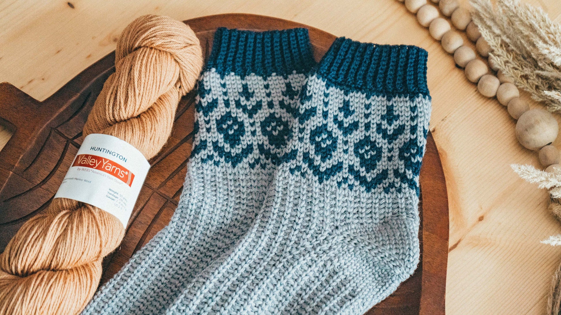 CROCHET PATTERN + VIDEO Woodland Walker Colorwork Crochet Sock Pattern, Easy to follow crochet pattern with video, intermediate crochet