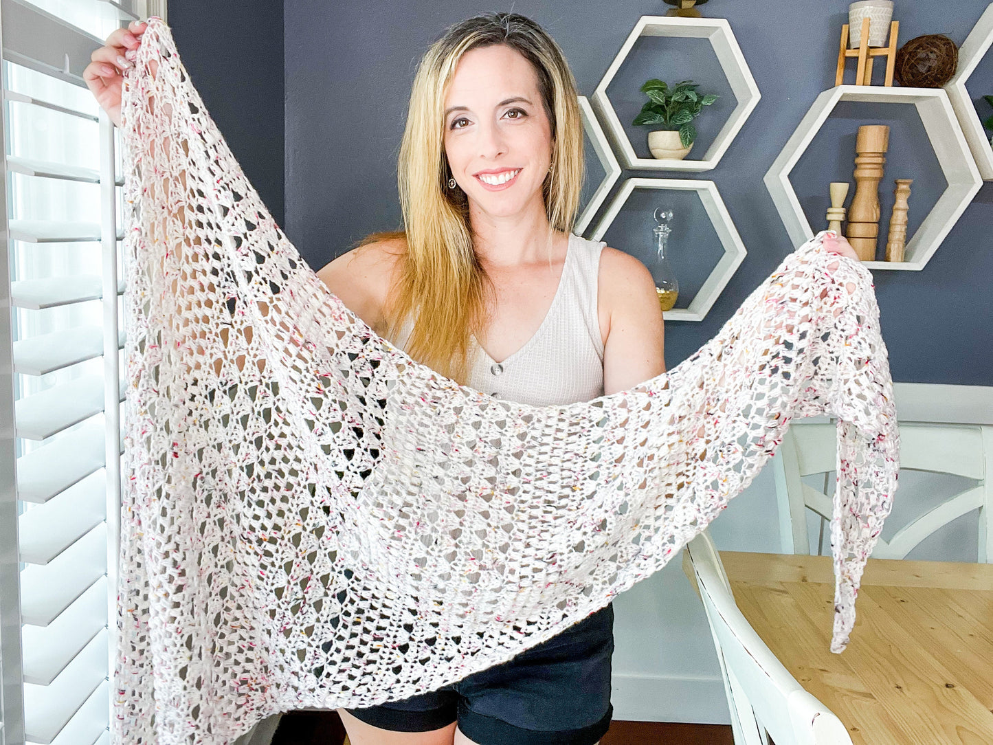 CROCHET PATTERN It's a Wrap Shawl Crochet Easy Pattern, Women's Accessory, Easy to Follow Pattern with Chart