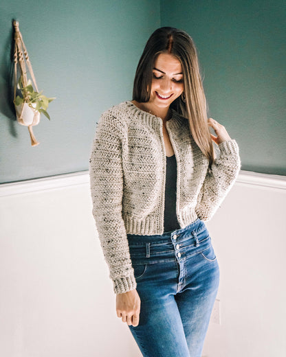 CROCHET PATTERN + VIDEO Cascade Adult Crochet Cardigan, Size Inclusive xs to 5X, Fall & Winter Fashion Wear, Hooded and Pocket Options