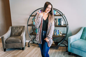 CROCHET PATTERN + VIDEO Cascade Adult Crochet Cardigan, Size Inclusive xs to 5X, Fall & Winter Fashion Wear, Hooded and Pocket Options