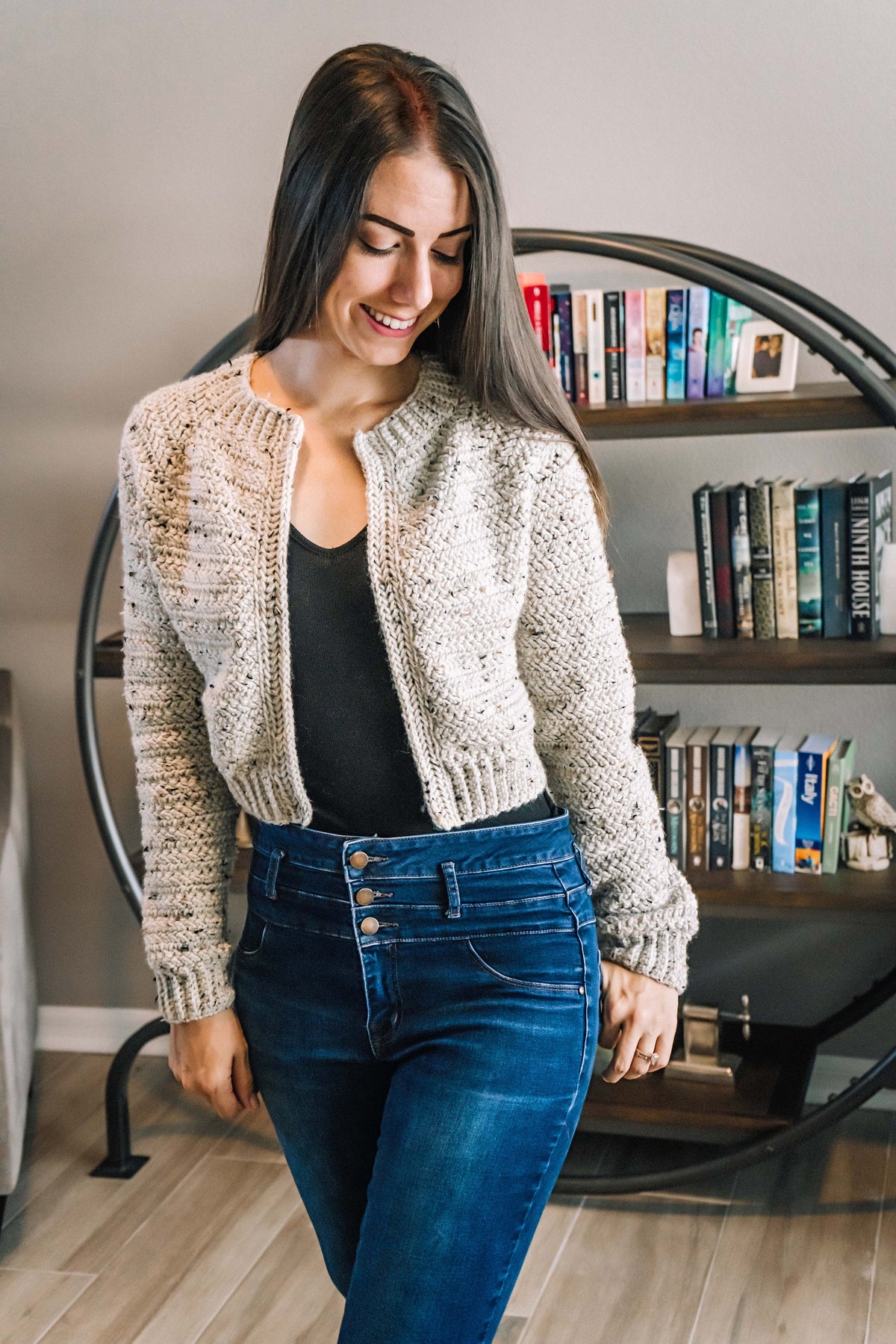 CROCHET PATTERN + VIDEO Cascade Adult Crochet Cardigan, Size Inclusive xs to 5X, Fall & Winter Fashion Wear, Hooded and Pocket Options