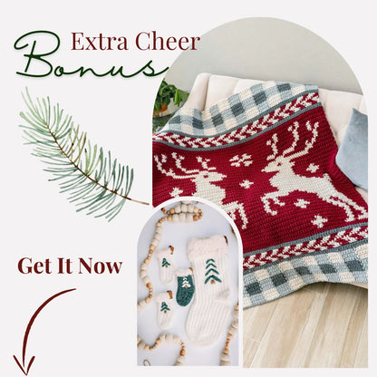 CROCHET PATTERNS + VIDEO Magical Crochet Stitches Holiday Edition Course! Create knit-look stitches with video instructions and Bonuses!