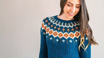 CROCHET PATTERN + VIDEO Fireside Crochet Pattern Collections eBook Includes Colorwork Beanie, Socks, Pullover Sweater, & Easy Cardi