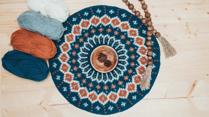 CROCHET PATTERN + VIDEO Fireside Crochet Pattern Collections eBook Includes Colorwork Beanie, Socks, Pullover Sweater, & Easy Cardi