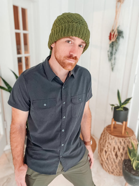 CROCHET PATTERN + VIDEO Create A Cozy Beanie With This Easy Crochet Pattern! Quick and easy crochet hat pattern. Beginner Crochet Pattern.