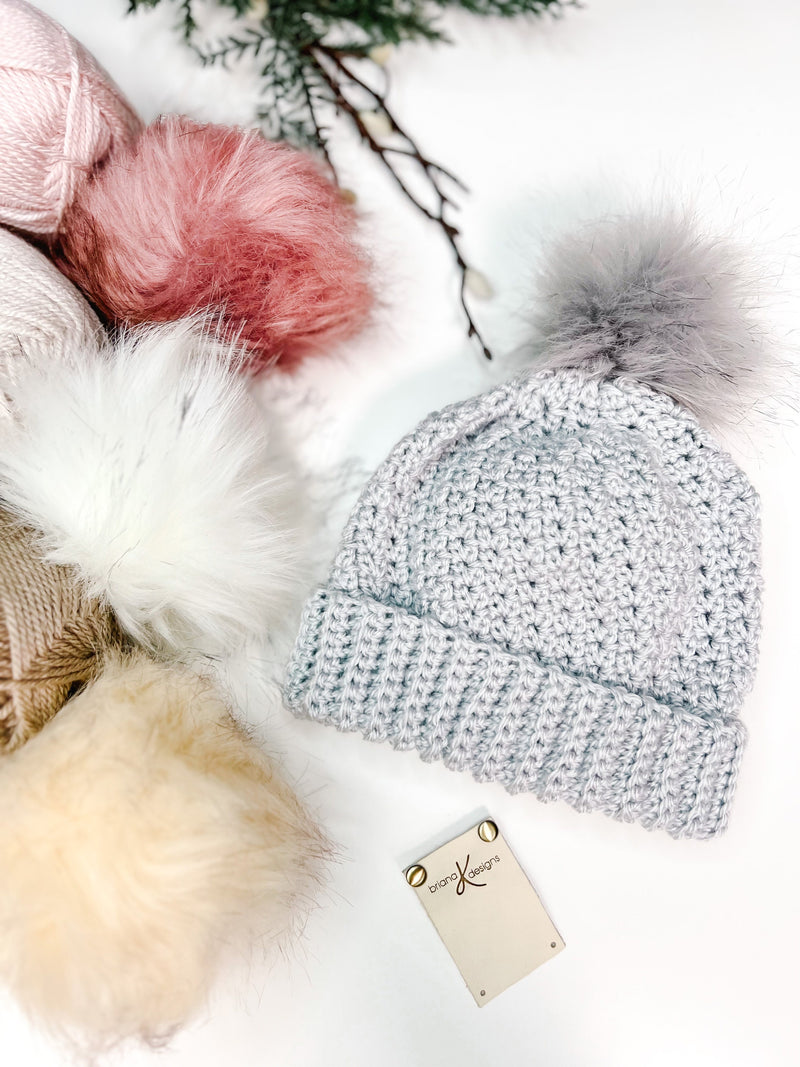CROCHET PATTERN + VIDEO Create A Cozy Beanie With This Easy Crochet Pattern! Quick and easy crochet hat pattern. Beginner Crochet Pattern.