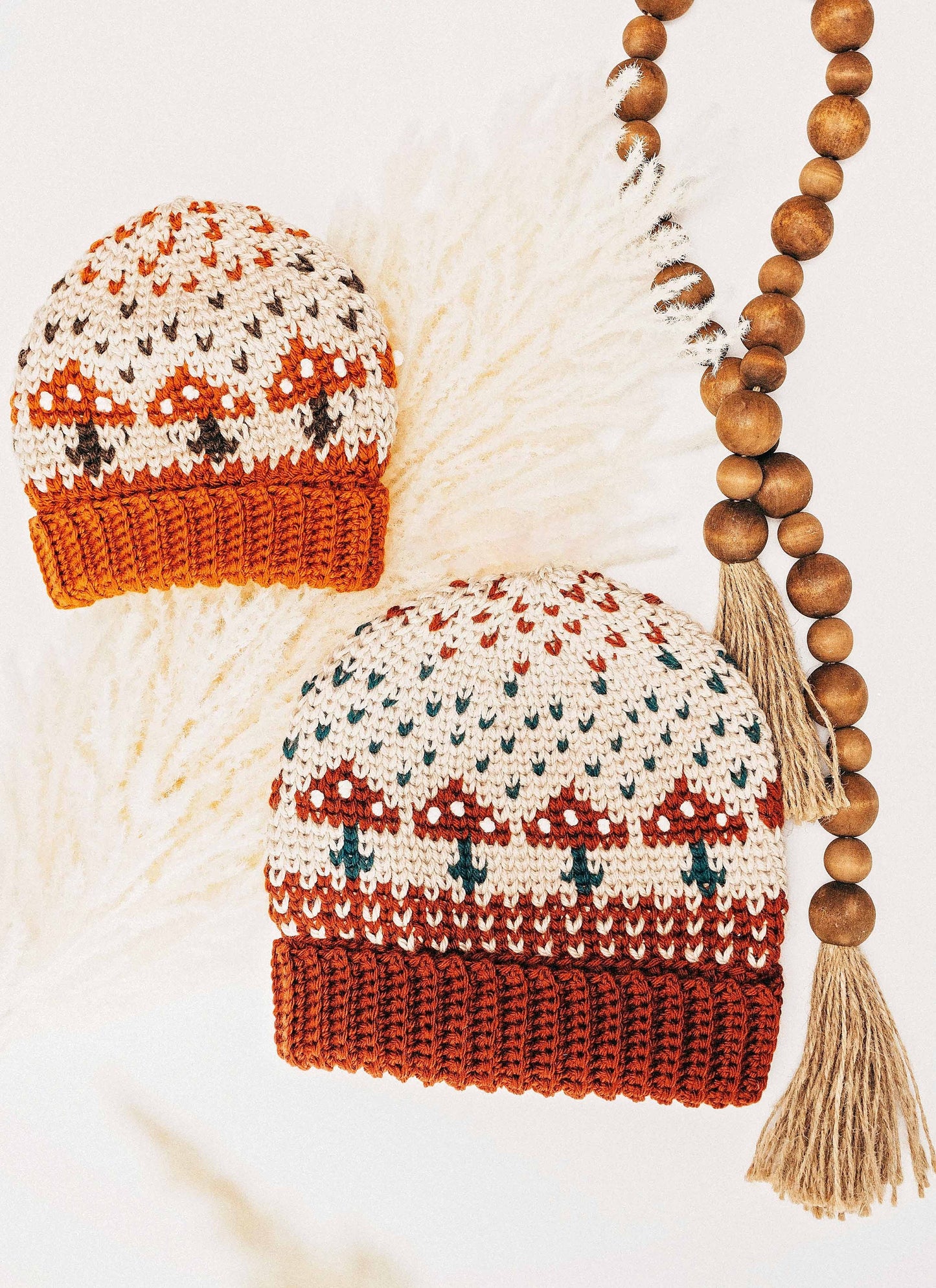 CROCHET PATTERN + VIDEO How To Crochet An Amanita Mushroom Hat Crochet Pattern, Crochet Beanie Sizes Baby to Adult