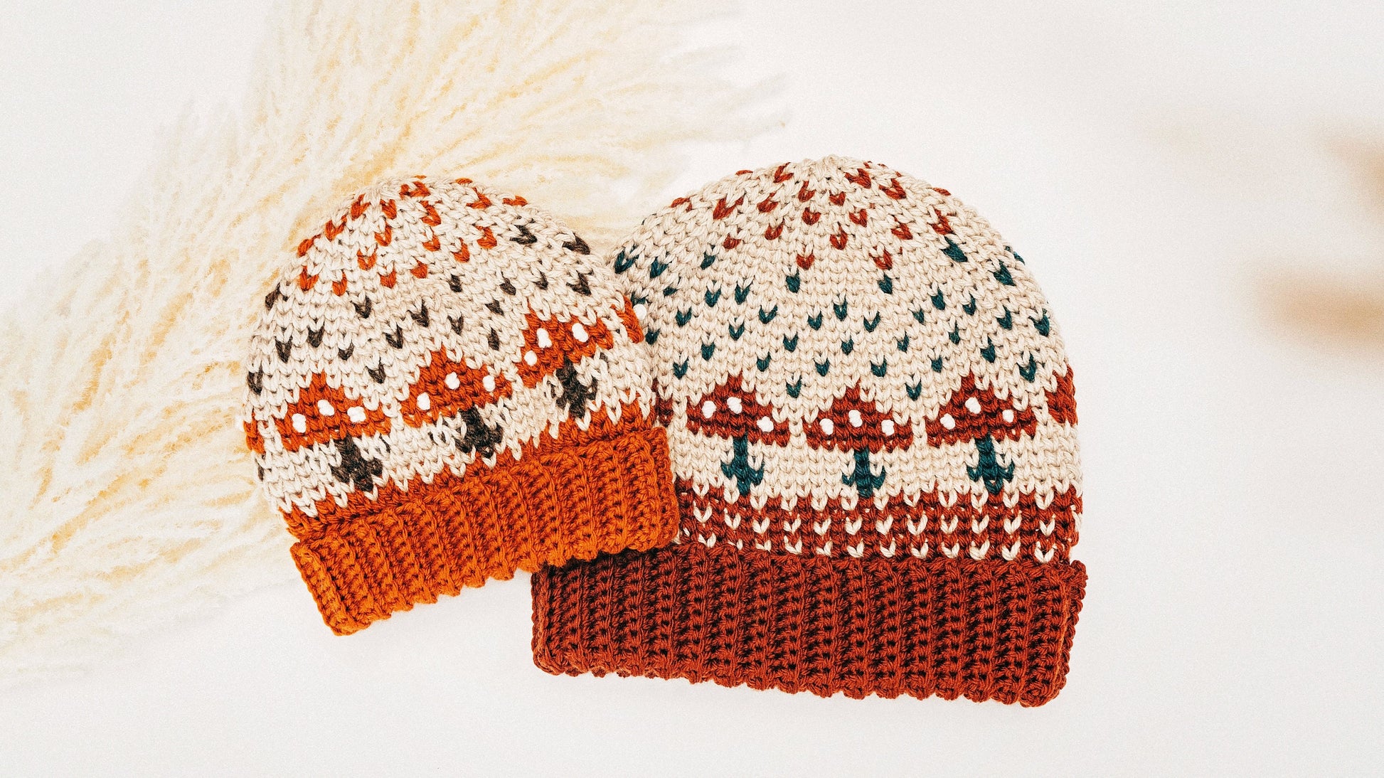 CROCHET PATTERN + VIDEO How To Crochet An Amanita Mushroom Hat Crochet Pattern, Crochet Beanie Sizes Baby to Adult