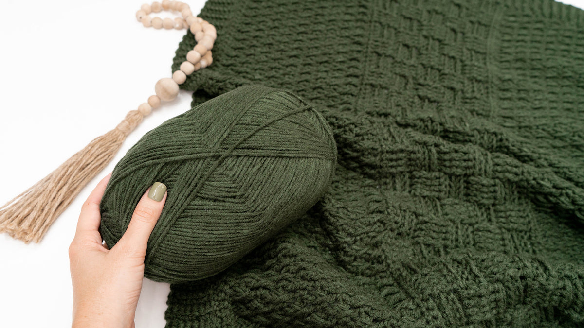 CROCHET PATTERN + VIDEO Totally Textured Crochet Blanket Pattern, Instant Pdf Download, 16 Size Options with Video Tutorial