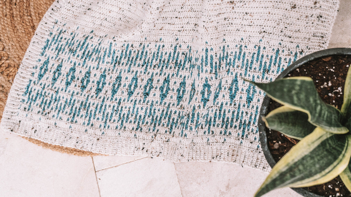 CROCHET PATTERN + VIDEO Mosaic Crochet Blanket Pattern, Wish Upon A Star Blanket, Video Tutorial for Learning Mosaic Crochet, 14 Sizes