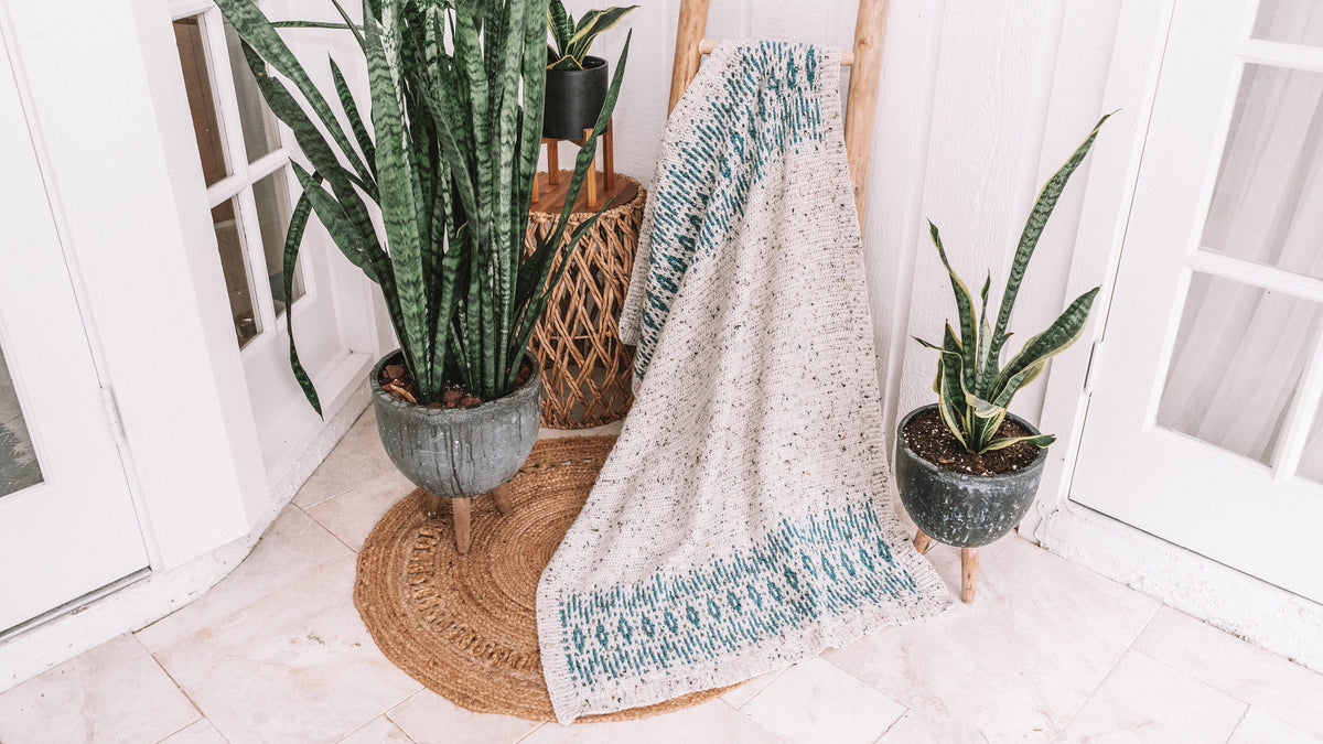 CROCHET PATTERN + VIDEO Mosaic Crochet Blanket Pattern, Wish Upon A Star Blanket, Video Tutorial for Learning Mosaic Crochet, 14 Sizes
