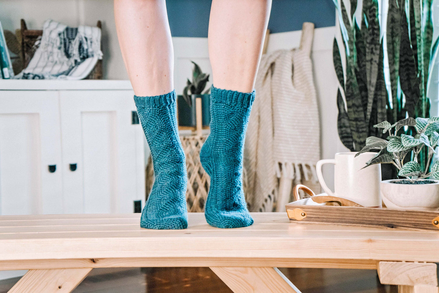CROCHET PATTERN + VIDEO All Cabled Up In Sunshine Crochet Socks Pattern + Video Tutorial. Learn knit-look Magical Crochet Stitches.