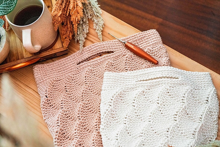 CROCHET PATTERN + VIDEO Journey Under The Sea Crochet Bag Pattern + Video Tutorial. Learn Magical Crochet Knit-Look Stitches
