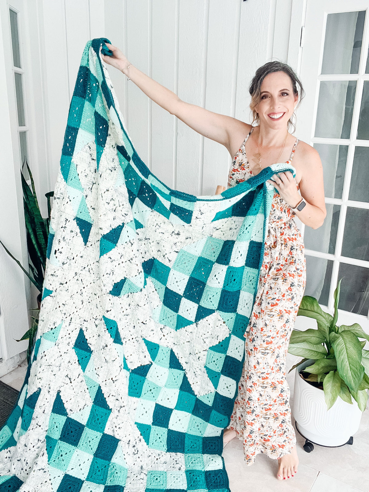 CROCHET PATTERN + VIDEO Create Your Holiday Style Crochet Course, Stocking Charts, Blanket Chart, Crochet Christmas Home Decor