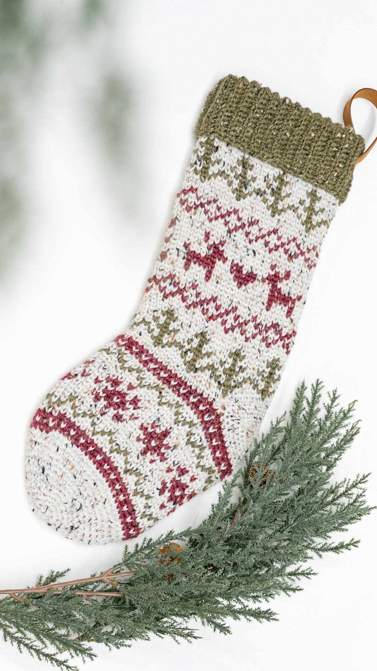 CROCHET PATTERN + VIDEO Create Your Holiday Style Crochet Course, Stocking Charts, Blanket Chart, Crochet Christmas Home Decor