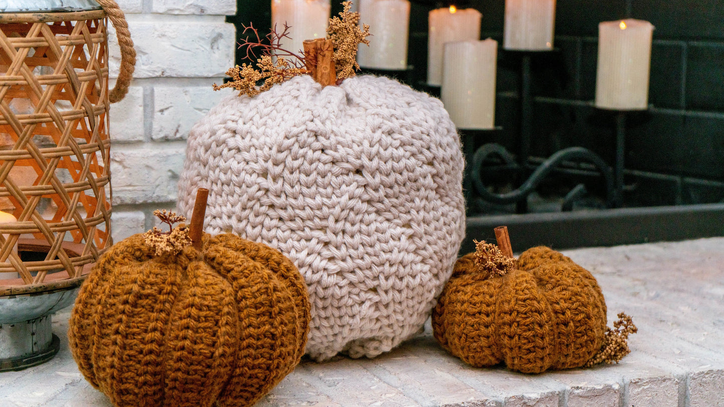 CROCHET PATTERN Cinderella's Crochet Pumpkin Home Decor Fall Pillow