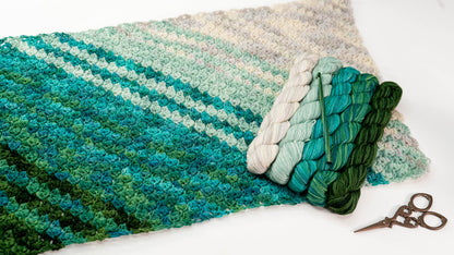 CROCHET PATTERN + VIDEO On The Bias Suzette Shawl - Crochet Pattern Instant Download, One Size Easy Crochet Shawl Pattern Video Tutorial!