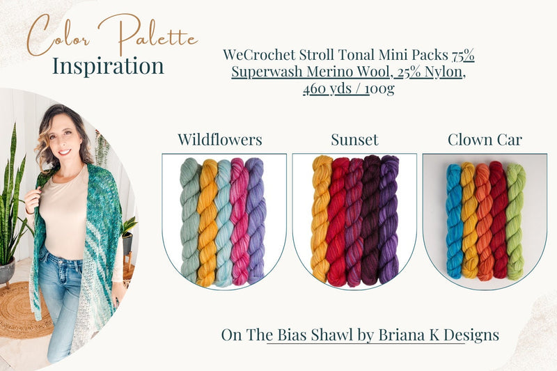 CROCHET PATTERN + VIDEO On The Bias Suzette Shawl - Crochet Pattern Instant Download, One Size Easy Crochet Shawl Pattern Video Tutorial!