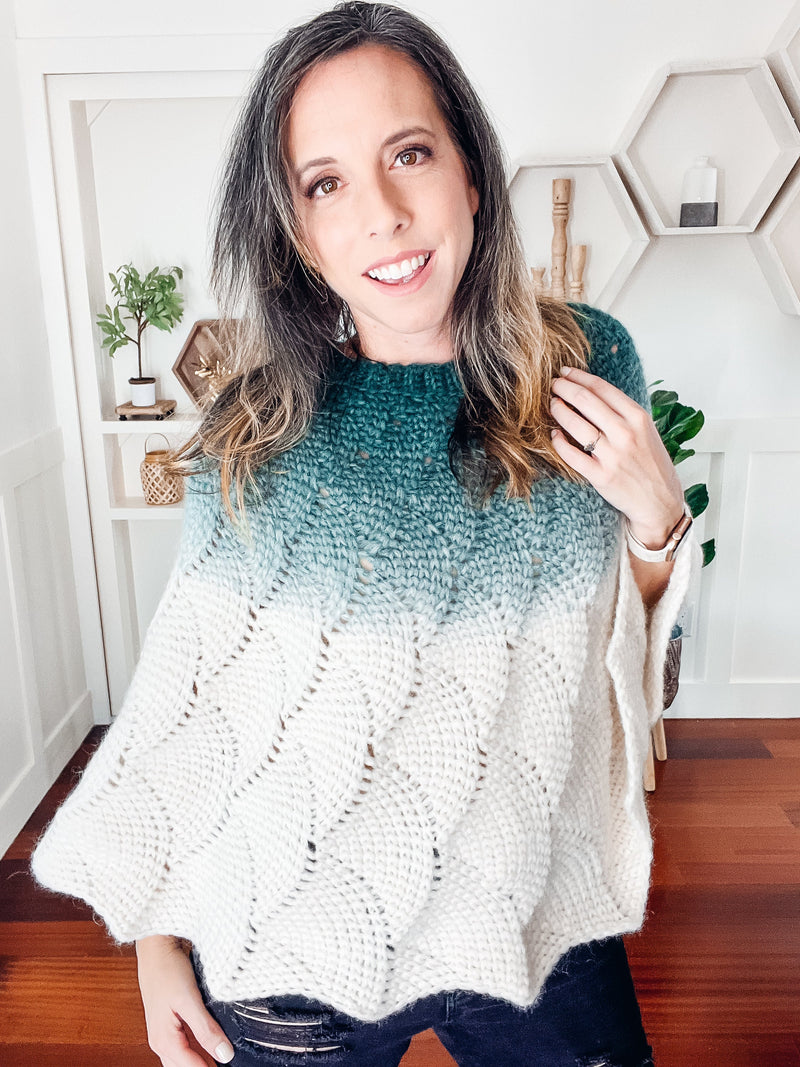 CROCHET PATTERN + VIDEO Lovely Lace Crochet Collection, Make a Sweater or Poncho with Magical Crochet Stitches