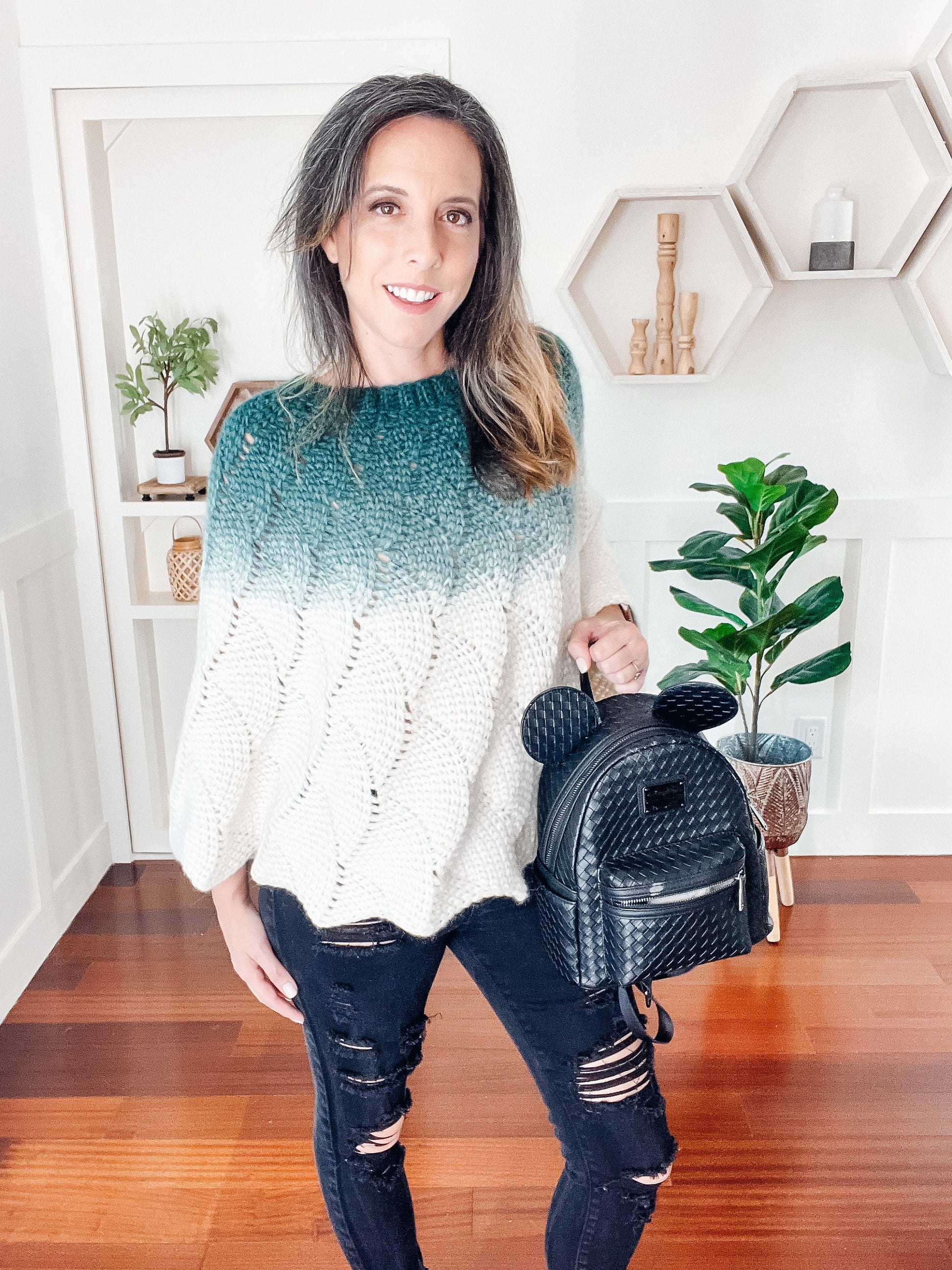 CROCHET PATTERN + VIDEO Enchanted Crochet Poncho, Learn to Make a Crochet Poncho with a Video Tutorial, Crochet Poncho, 3 Sizes Included.