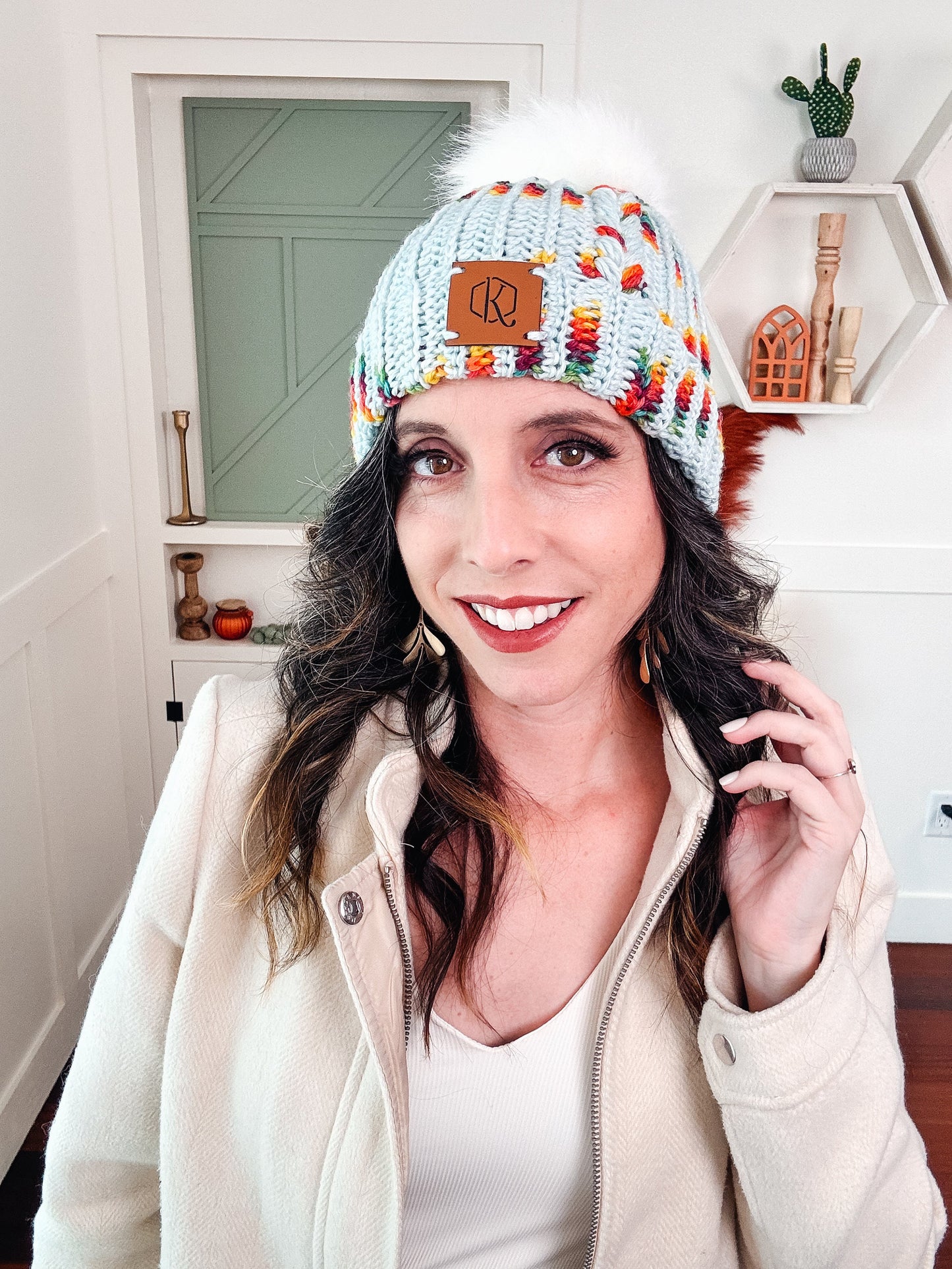 CROCHET PATTERN + VIDEO Autumn Wheat Crochet Hat Beanie in 8 Sizes Newborn to Adult. Easy Pattern & Beginner Friendly, Crocheted Flat