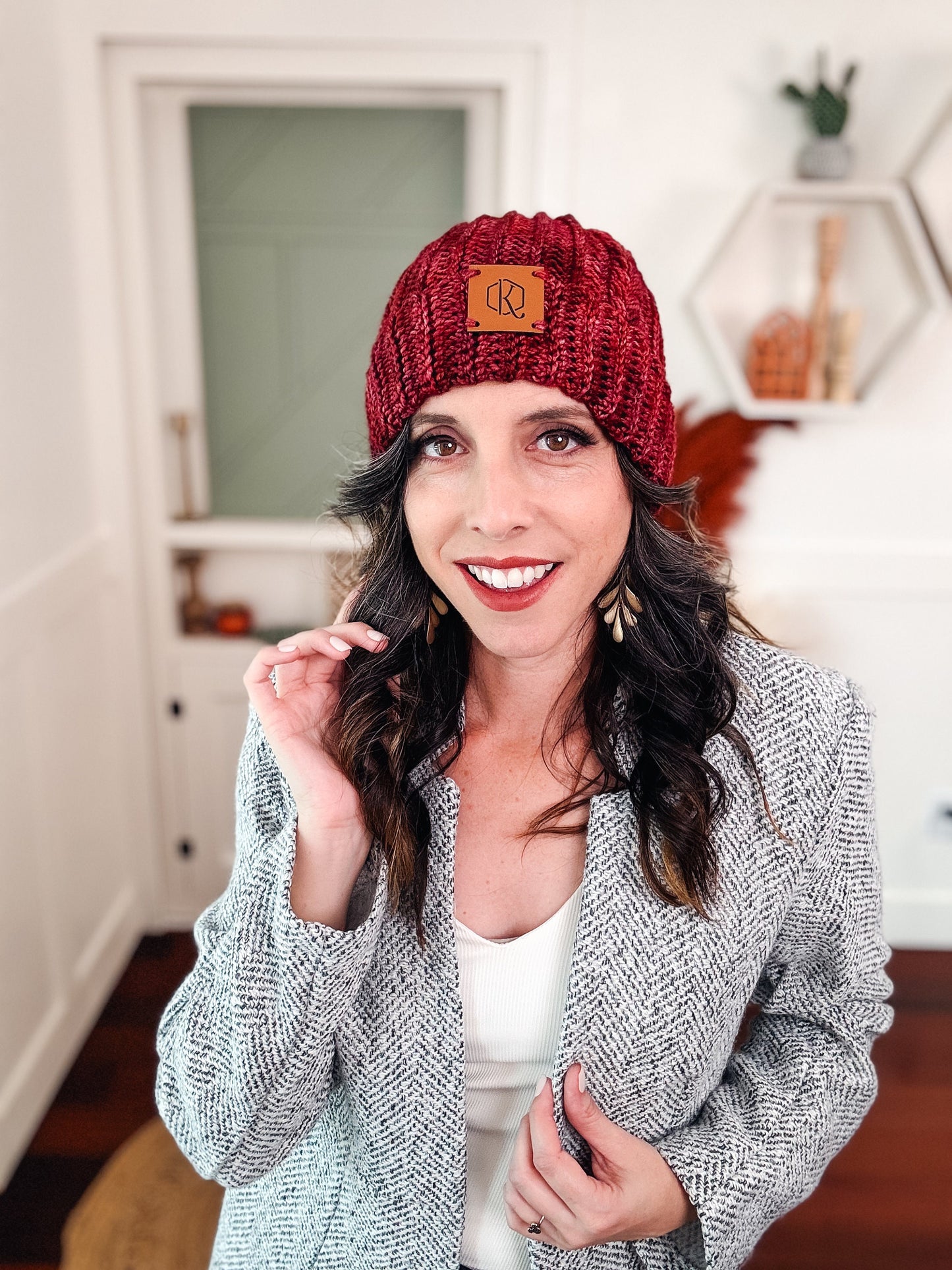 CROCHET PATTERN + VIDEO Autumn Wheat Crochet Hat Beanie in 8 Sizes Newborn to Adult. Easy Pattern & Beginner Friendly, Crocheted Flat