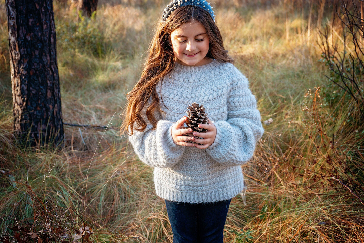 CROCHET PATTERN + VIDEO Macchiato Child Sweater Crochet Pattern, Sizes Baby, Toddler, Child, Teen, 1-16 Years, Video Tutorial Included