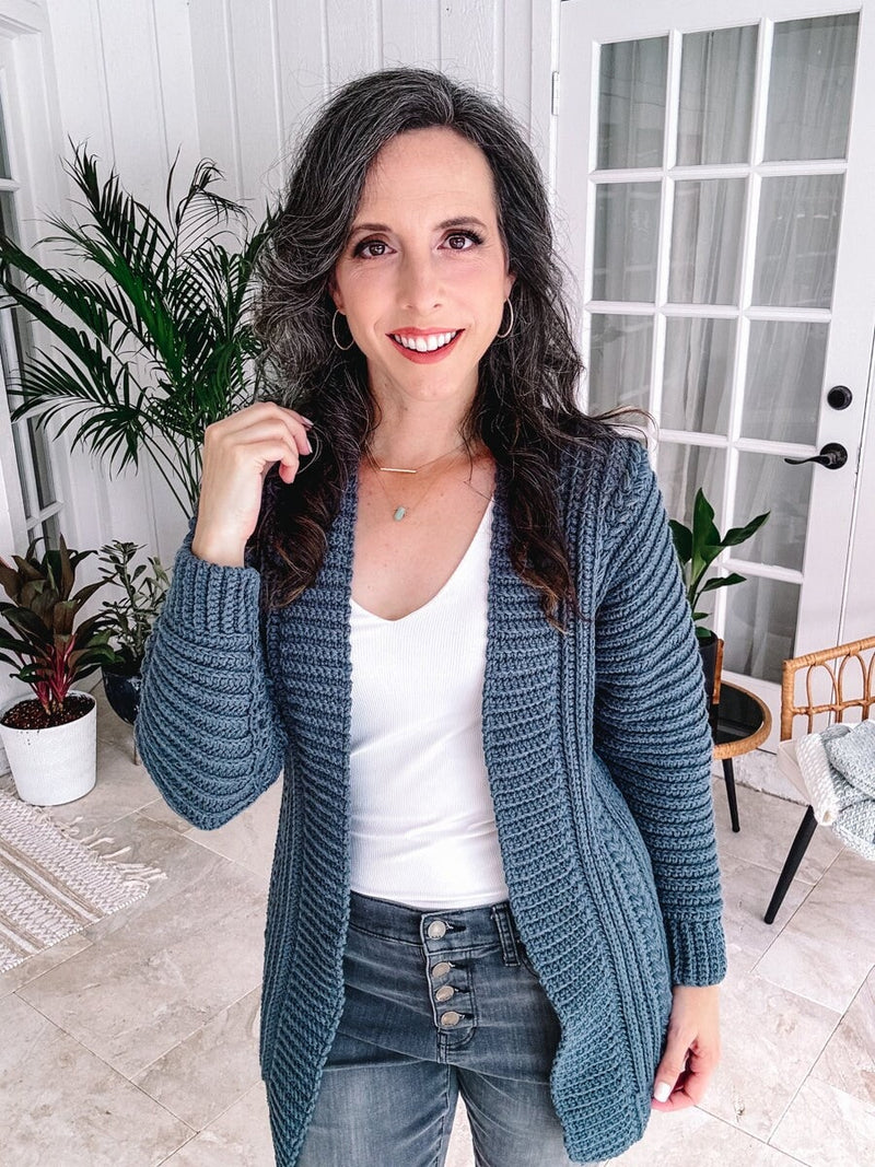 Autumn Wheat crochet cardigan