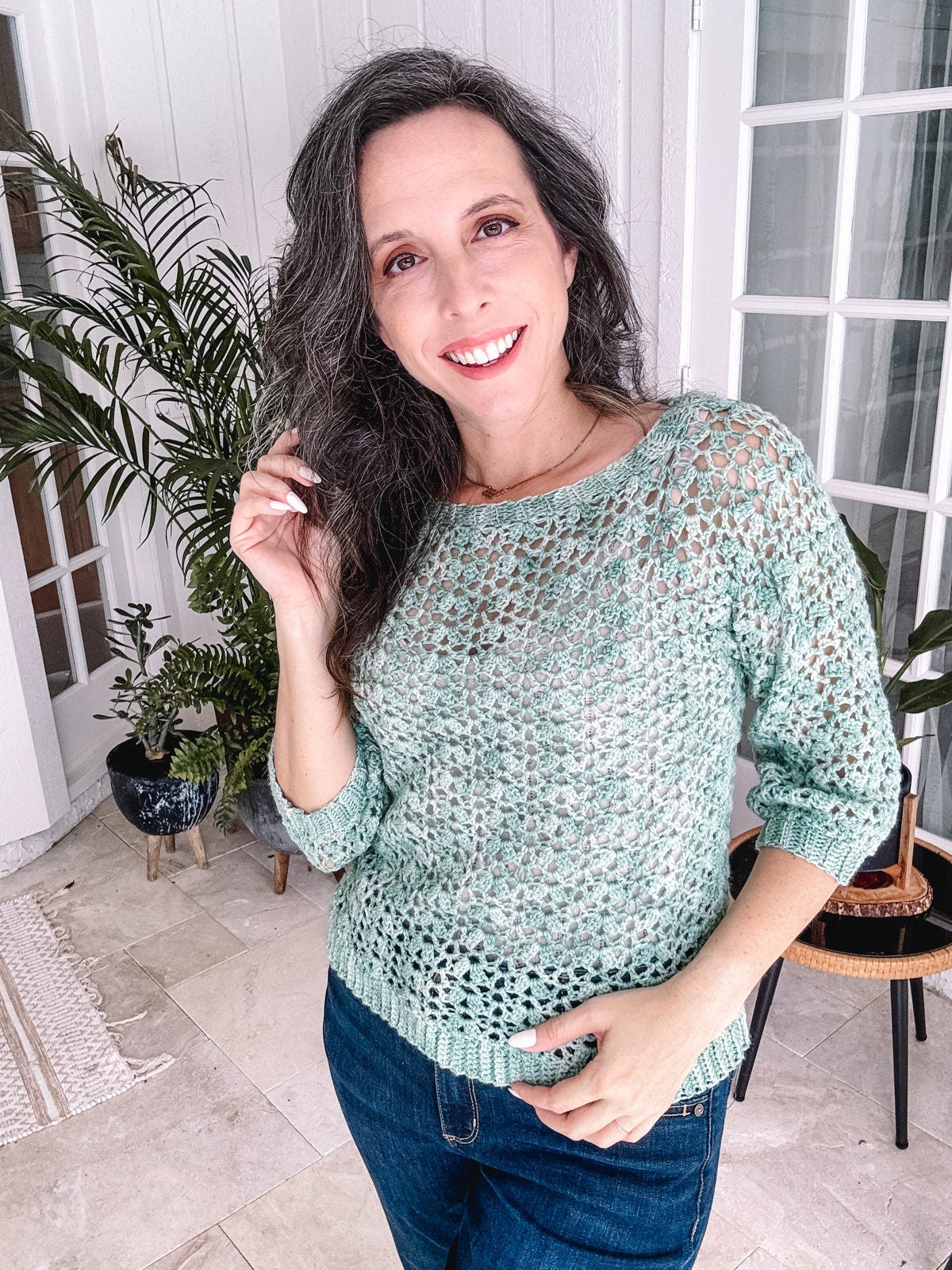 CROCHET PATTERN + VIDEO Muse Summer Crochet Lace Top Pattern, Size xs to 5X Crochet Pattern, Spring & Summer Women's Wear Fashion
