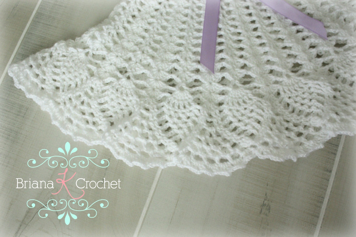 CROCHET PATTERN Sophia Heirloom Dress Crochet Pattern, Newborn to 3 months, Baptism, Blessing, Baby Gift, Beautiful Baby Dress