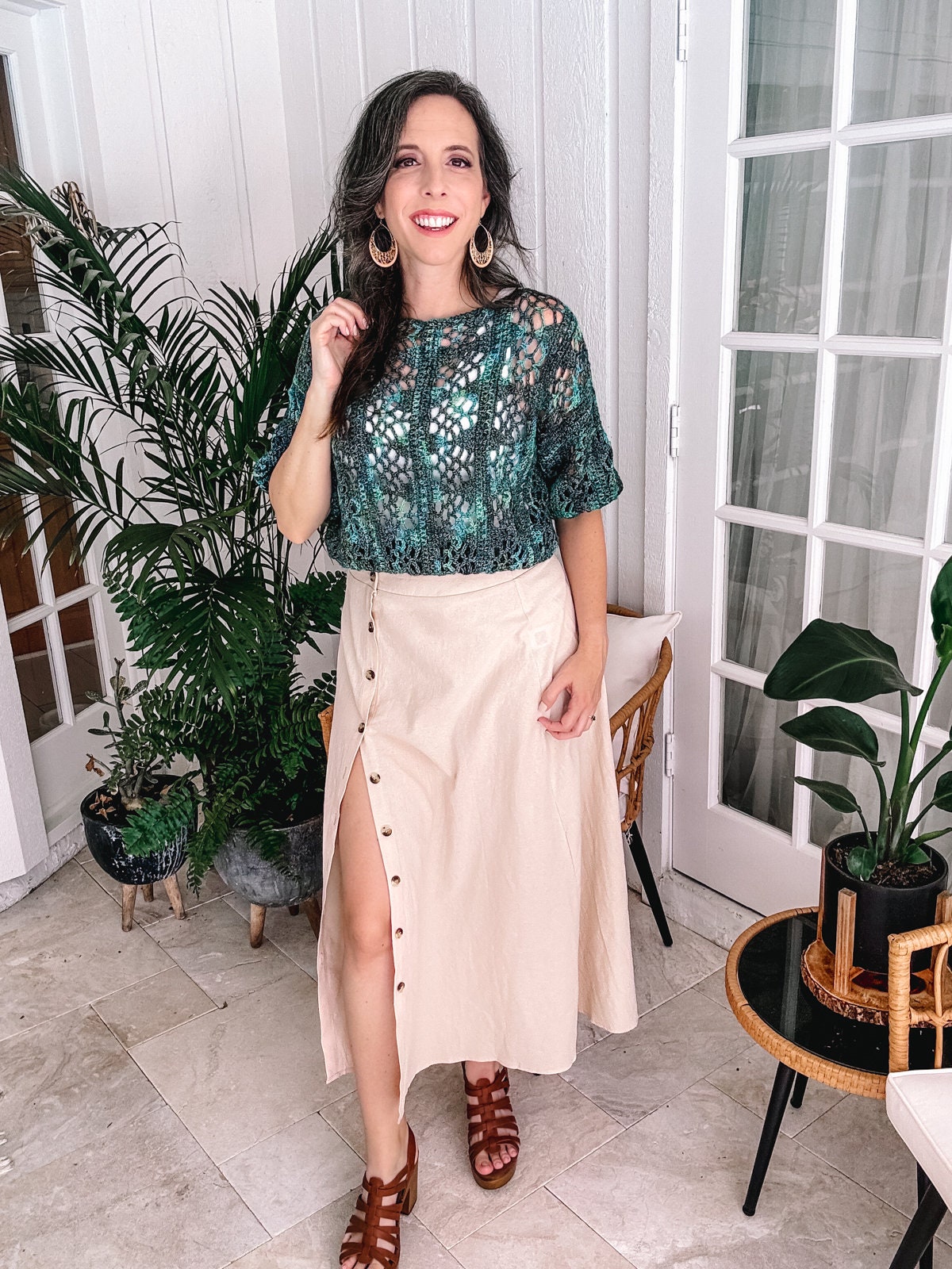 CROCHET PATTERN + VIDEO Key Largo Crochet Top Pattern, Size X-Small to 5x Crochet Pattern, Spring & Summer Women's Wear Fashion