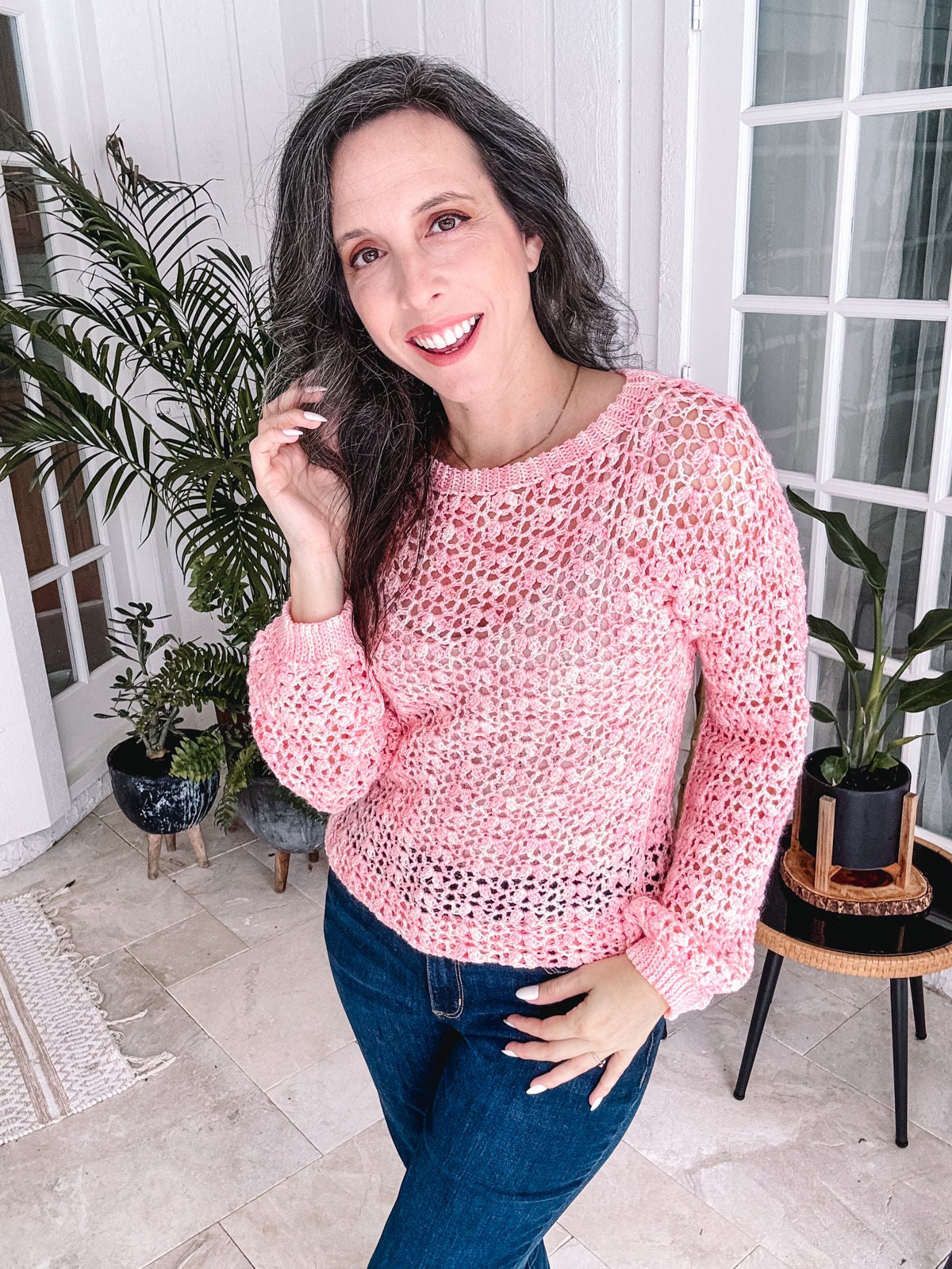 CROCHET PATTERN + VIDEO Muse Summer Crochet Lace Top Pattern, Size xs to 5X Crochet Pattern, Spring & Summer Women's Wear Fashion