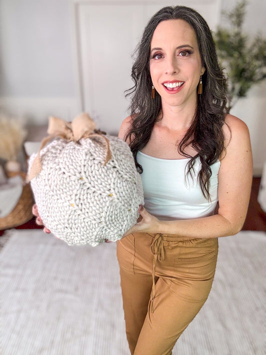 CROCHET PATTERN Cinderella's Crochet Pumpkin Home Decor Fall Pillow