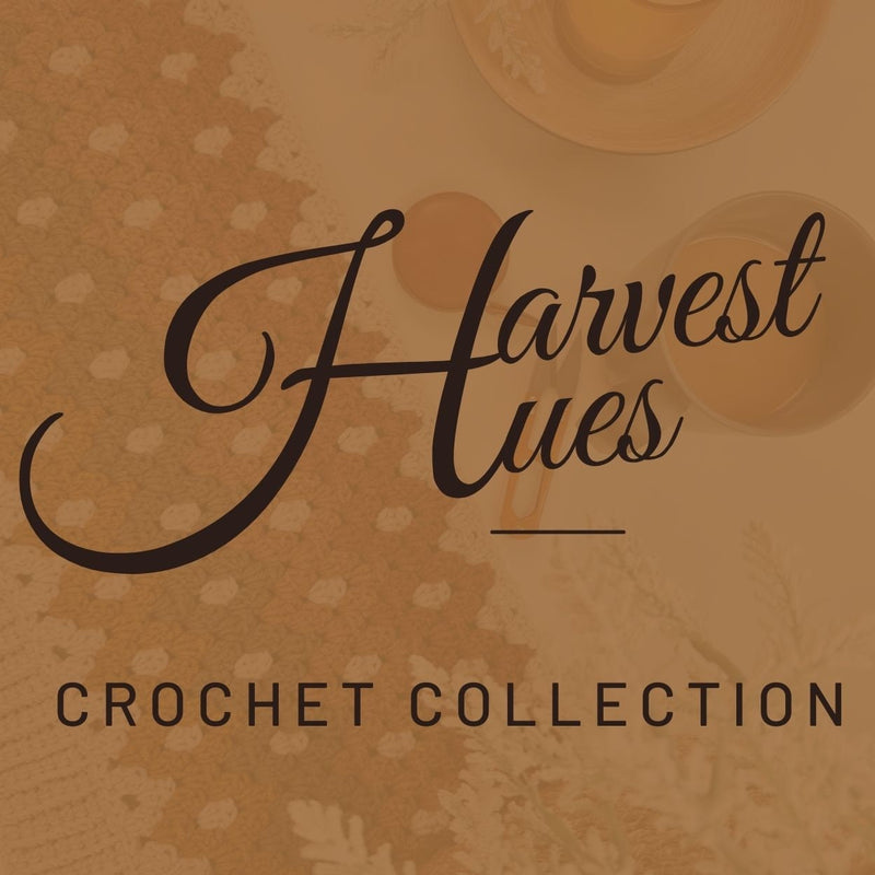CROCHET PATTERNS + VIDEO Harvest Hues Crochet Collection 6 Crochet Patterns + Mystery Bonus! Fall for Granny Crochet Stitches Size-Inclusive