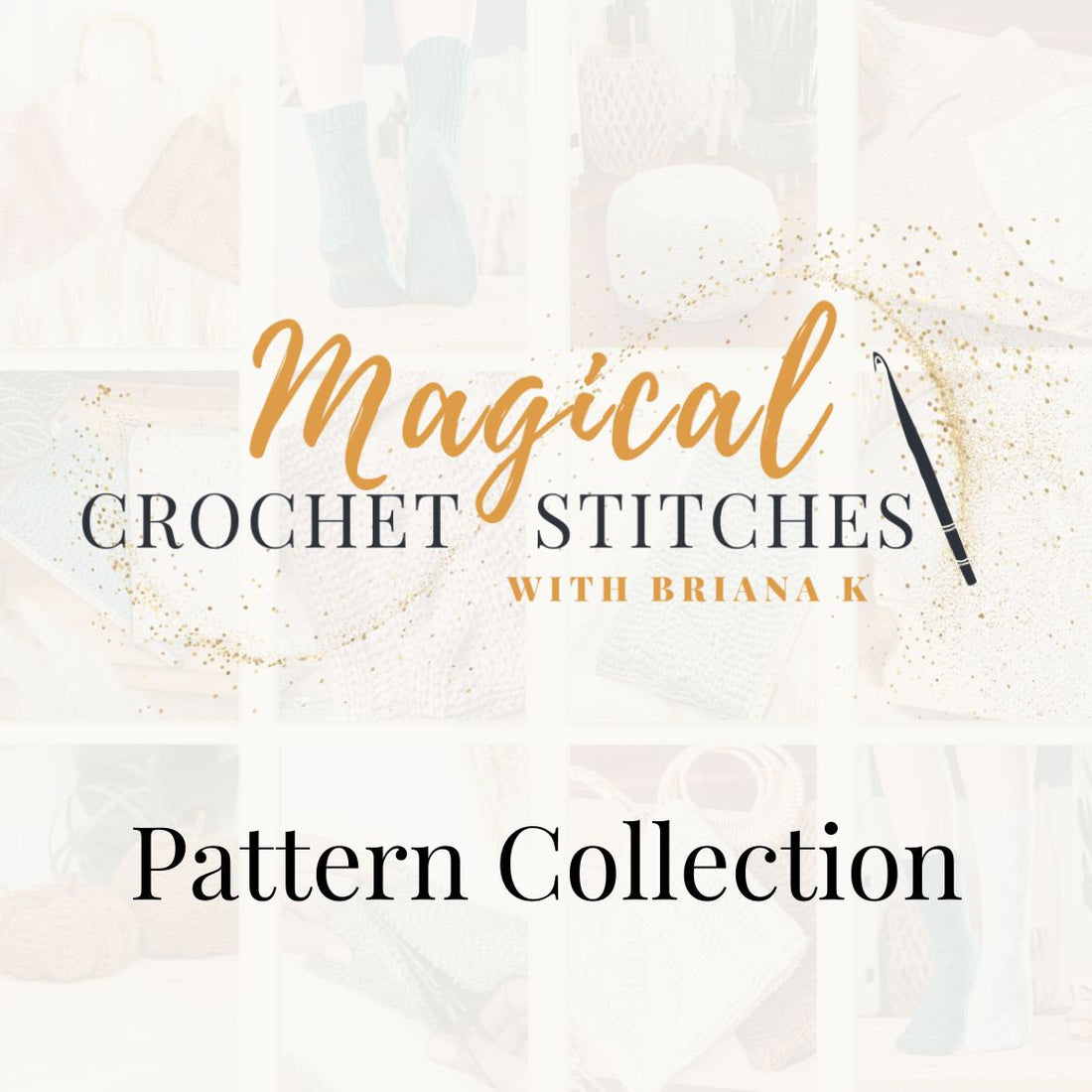 CROCHET PATTERN + VIDEOS Magical Crochet Stitches Course! Create knit-look stitches with video instructions and Bonuses!