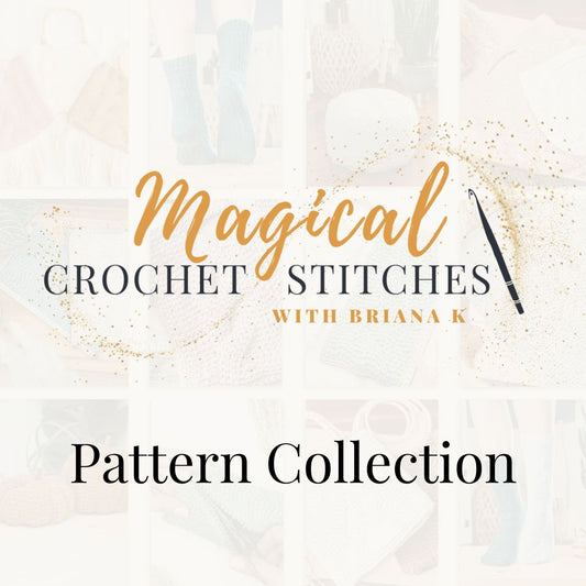 CROCHET PATTERN + VIDEOS Magical Crochet Stitches Course! Create knit-look stitches with video instructions and Bonuses!