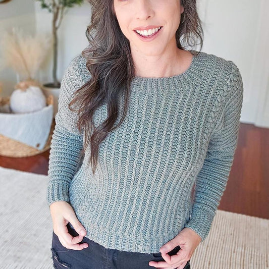 CROCHET PATTERN + VIDEO Autumn Wheat Crochet Sweater Pattern in Sizes xs-5X. Easy Crochet Pattern & Beginner Friendly - Crocheted Flat.