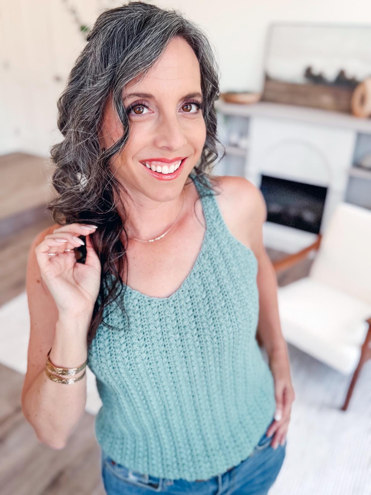 CROCHET PATTERN + VIDEO Wheat Stitch Crochet Tank Top Pattern in Sizes xs-5x, One Piece Summer Crochet Top Pattern, Lightweight Wearable diy