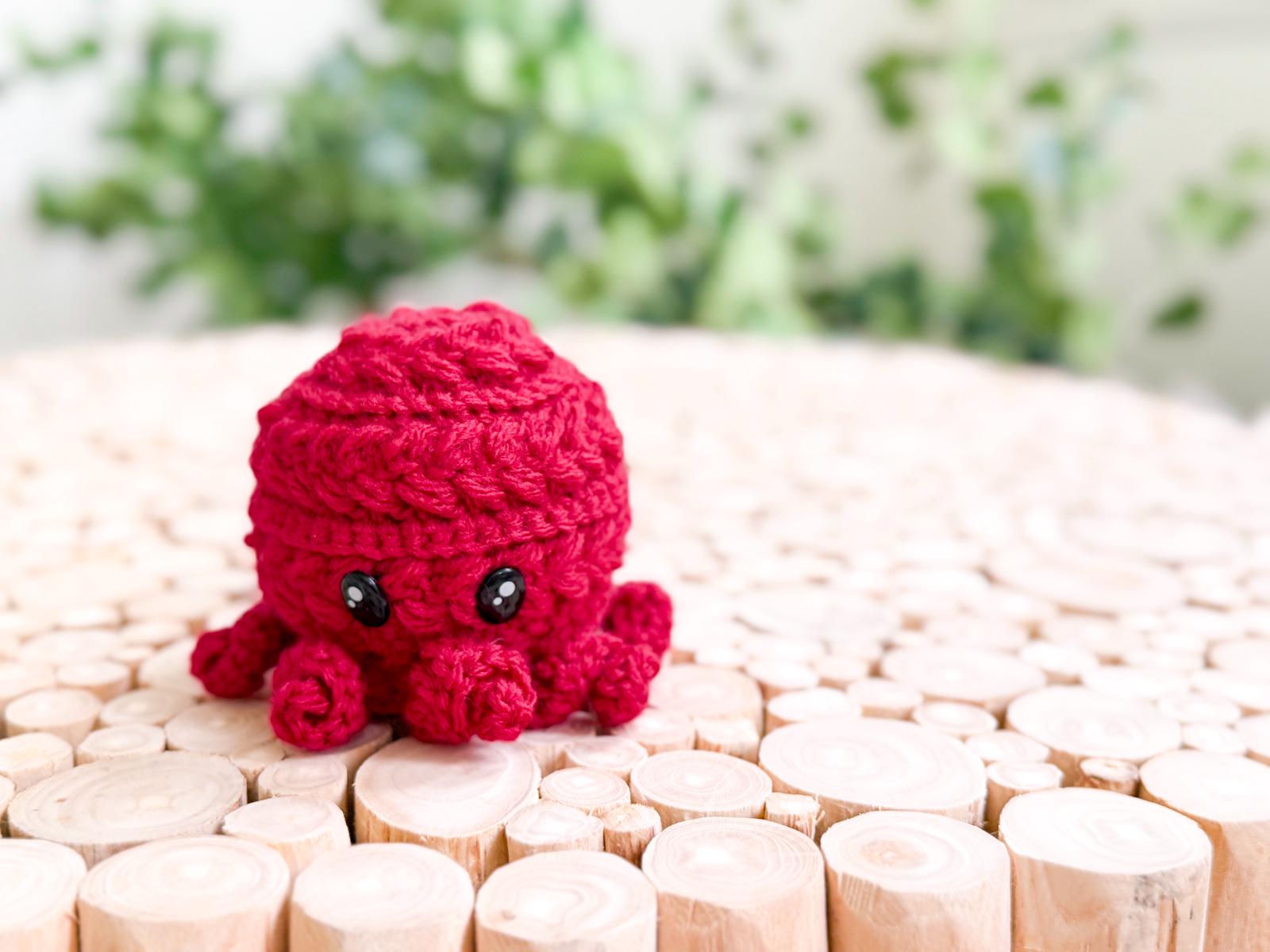 CROCHET PATTERN + VIDEO Wheat Stitch™ Octopus Crochet Pattern – No Sew Amigurumi Octopus Plush Toy Pdf, Beginner Friendly Sea Animal Pattern