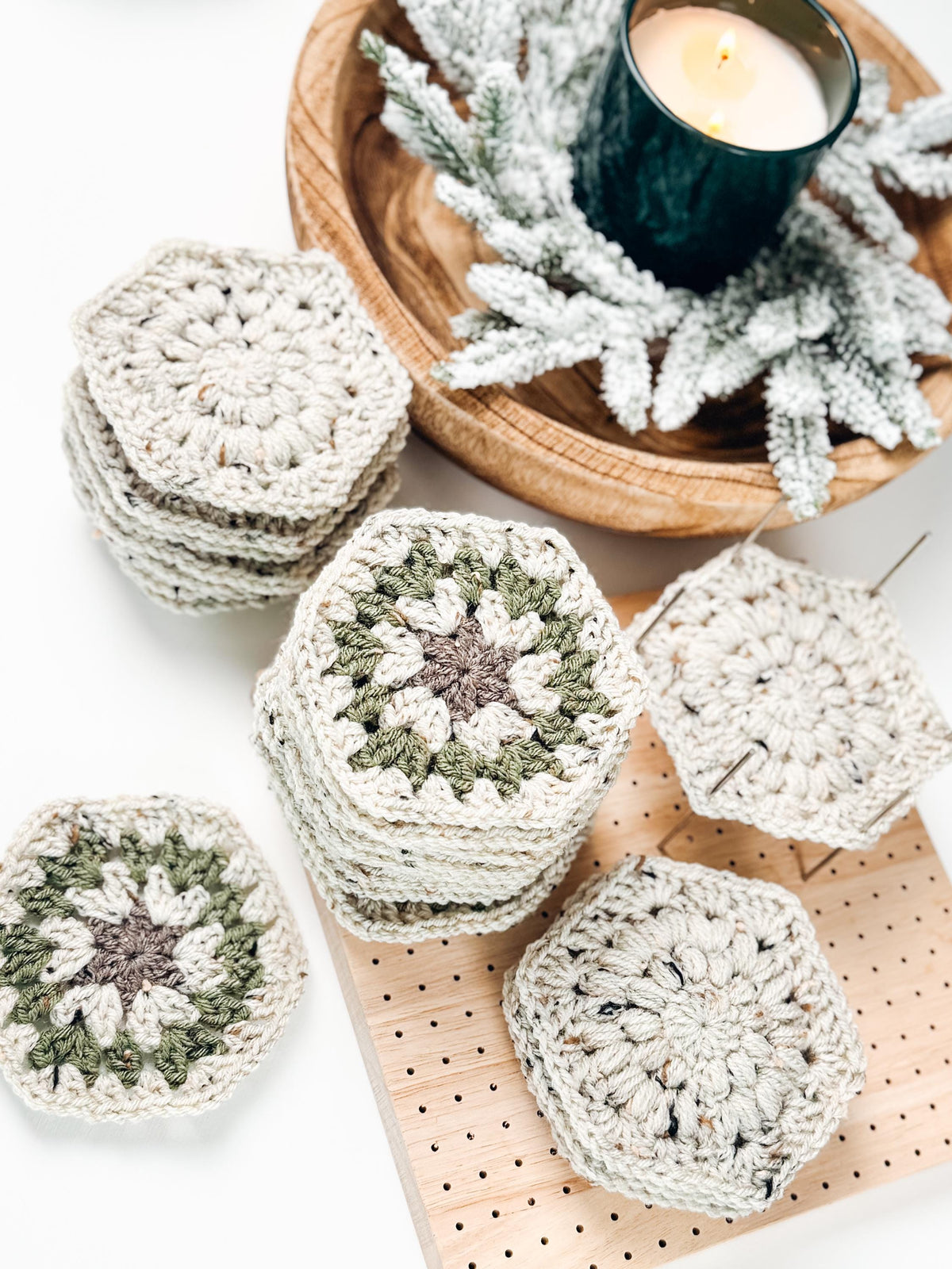 CROCHET PATTERN + VIDEO The Ultimate Granny Holiday Crochet Collection (3 Pattern Bundle) Granny Stocking, Advent Calendar & Ornament Set
